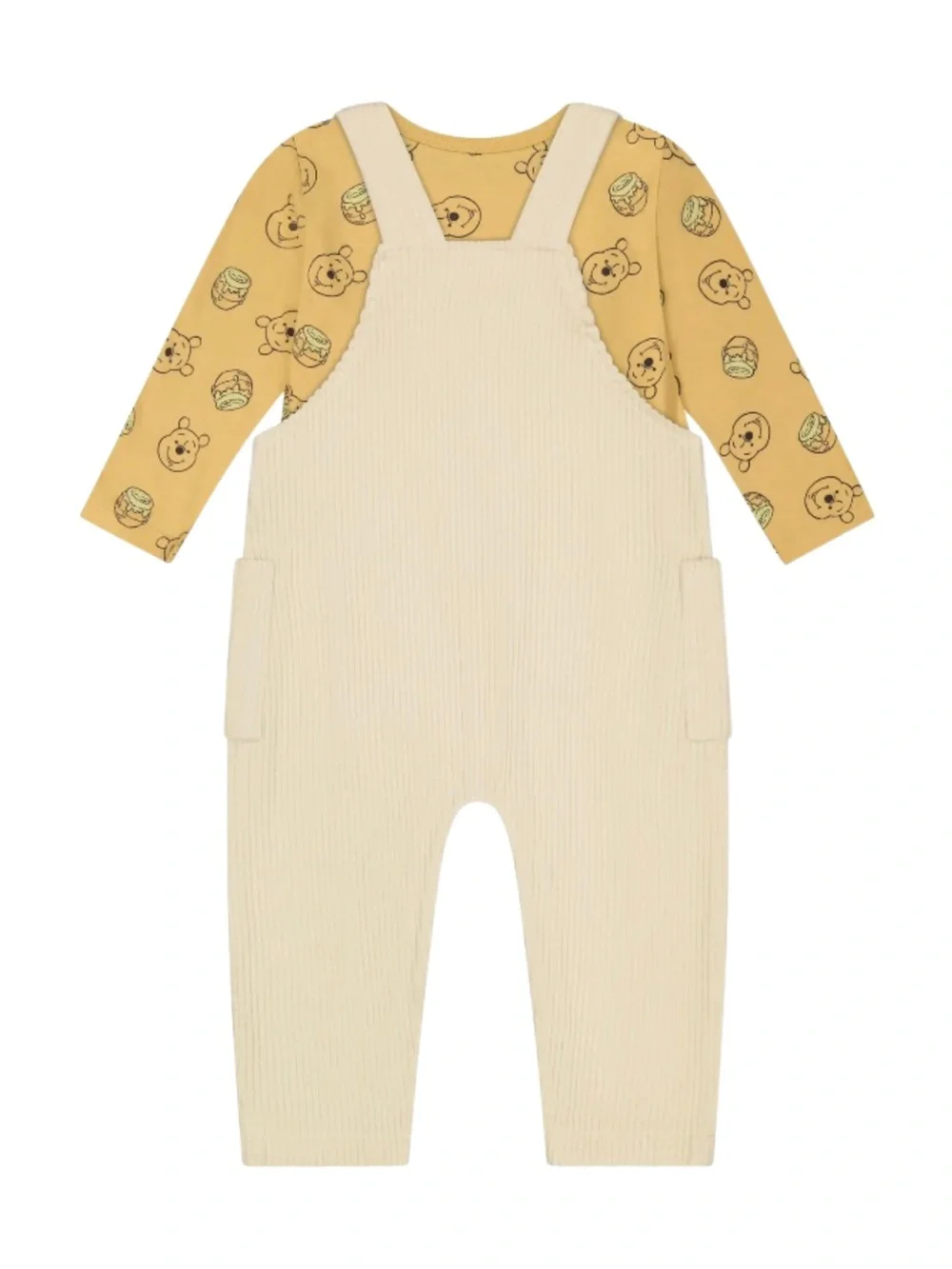 Disney Winnie the Pooh Corduroy Overalls Outfit - Picture 2 of 4